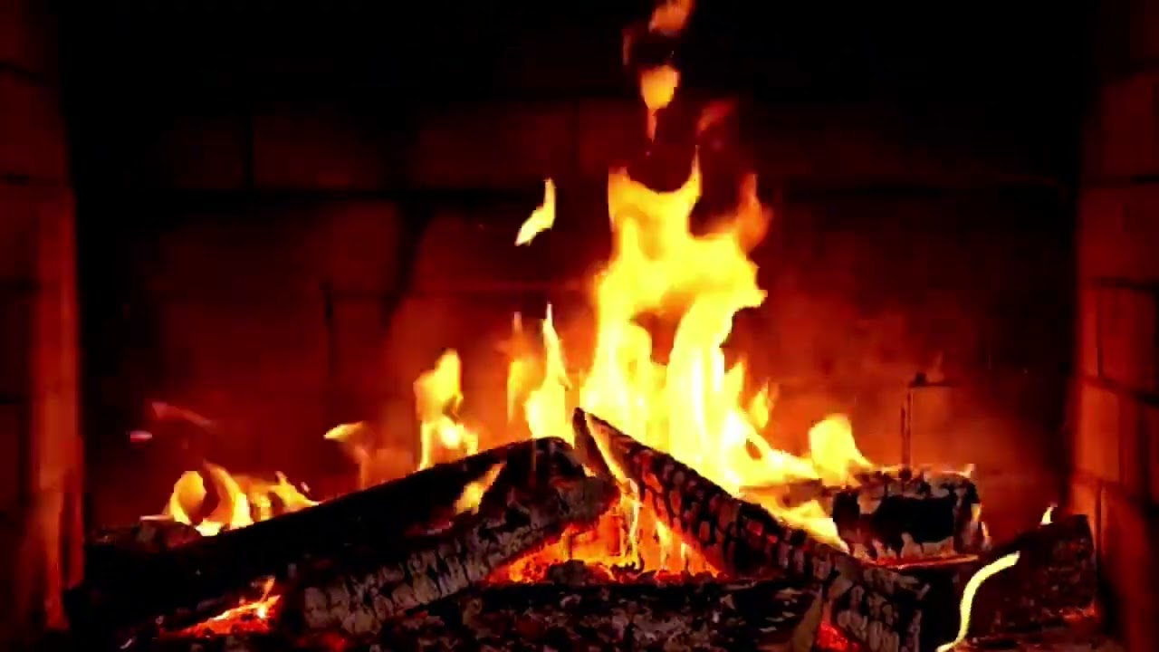 Fireplace  UHD! Christmas Fireplacewith Crackling Fire Sounds. Fireplace  UHD! Christmas 