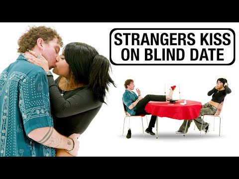 Strangers Kiss on a Blind Date
