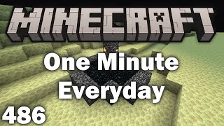 Playing Minecraft for 1 Minute Everyday - Day 486