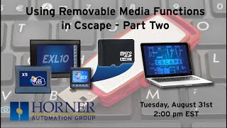 Using Removable Media Functions in Cscape - Part2