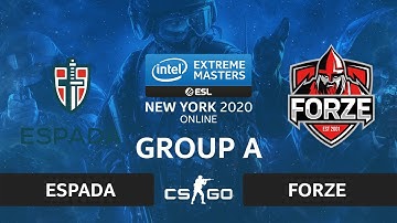 CS:GO - Espada vs forZe [Dust2] Map 2 - IEM New York 2020 - Group A - CIS