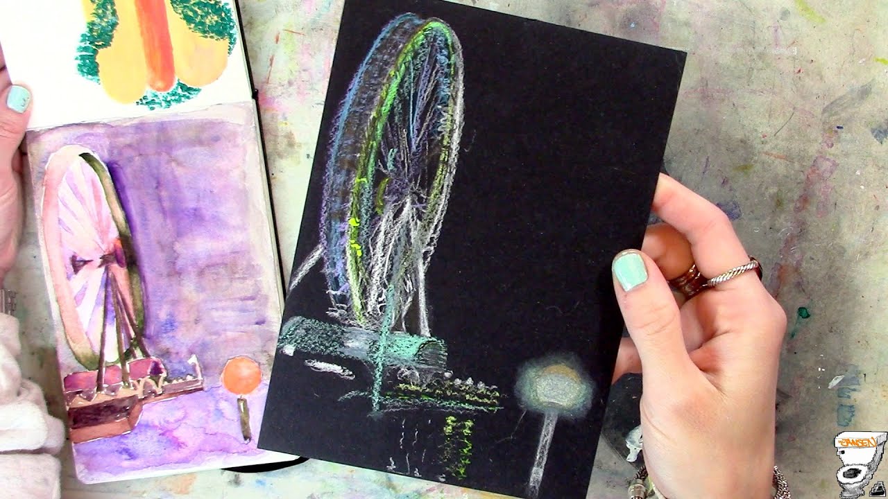 exclusive preview! flipthrough of my FIRST sketchbook! moleskine