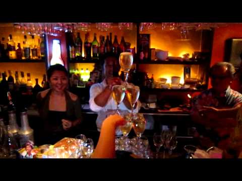 QuickRiverさんお誕生日会（シャンパンタワー）