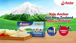 Anchor Cheddar Cheese Formula Baru! Lebih Milky, Lebih Ngeju!