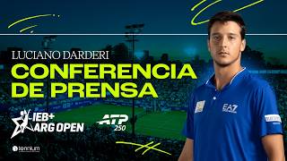 LUCIANO DARDERI at a conference | IEB+ ARGENTINA OPEN 2026
