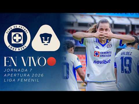 EN VIVO 🔴 Cruz Azul Femenil vs Pumas | Jornada 7 | Apertura 2026