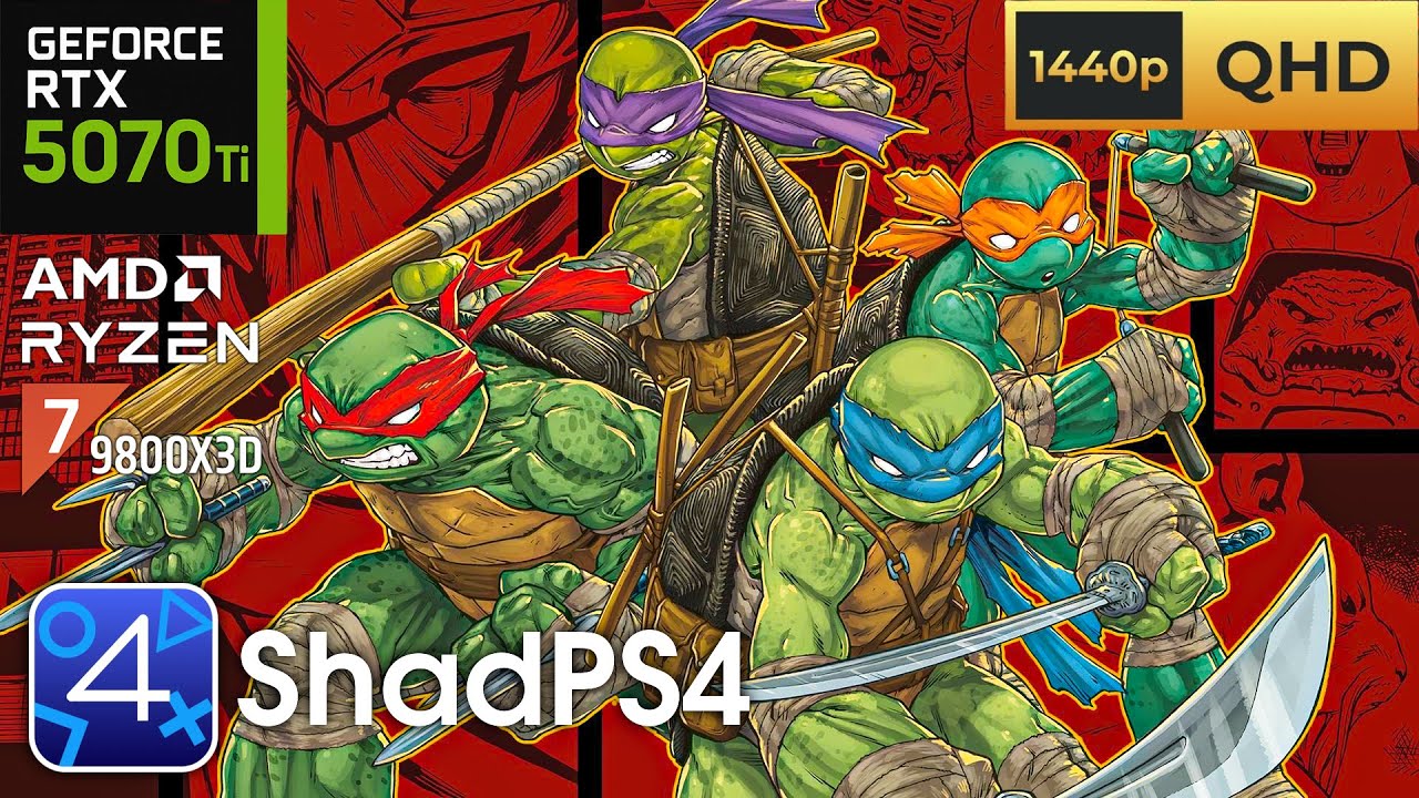 TMNT: Mutants in Manhattan | ShadPS4 Emulator 2026 | RTX 5070 Ti + R7 9800X3D | Performance Test!
