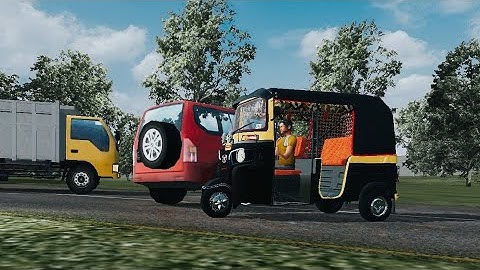 Auto rickshaw Mod In Bus Simulator Indonesia - Bussid Car Mod -  Car Games 3D - Bussid