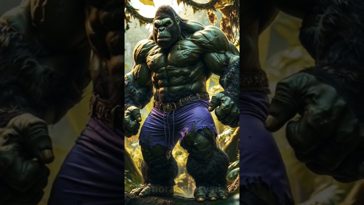 halk and gorilla fusion।