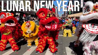 ⁴ᴷ 24th Annual Chinese Lunar New Year Parade in Chinatown New York City 2022
