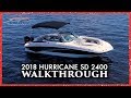 Hurricane Boats: A Walkthrough on the 2018 2400 Deck Boat!