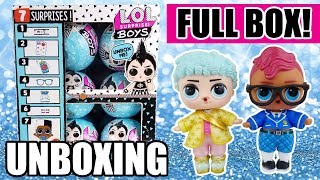 LOL Surprise Boys Series Full Unboxing | L.O.L. Boy Full Box + #LuckyFortuneFriday