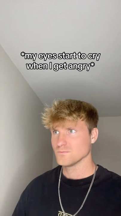 When your eyes start to cry when you get angry.. #shorts #foryou #viral