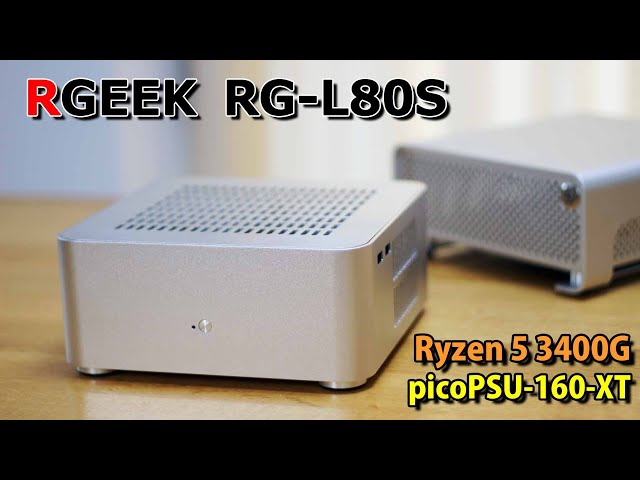 RGEEK RG-L80S Ryzen 5 3400G + picoPSU-160-XT - YouTube