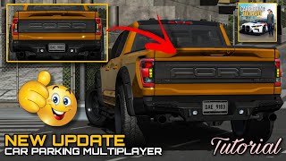 3D & Realistic Ford Raptor F-150 Tailgate Applique Tutorial in Car Parking Multiplayer New Update