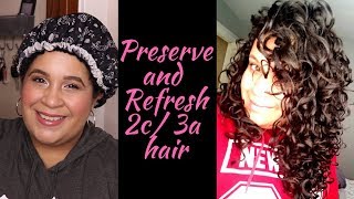 How to Refresh and Preserve 2c/3a hair | Carly Valentin