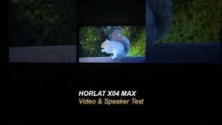 HORLAT X04 MAX Projector Video & Speaker Test, Budget 1080p LCD, UK! #projector