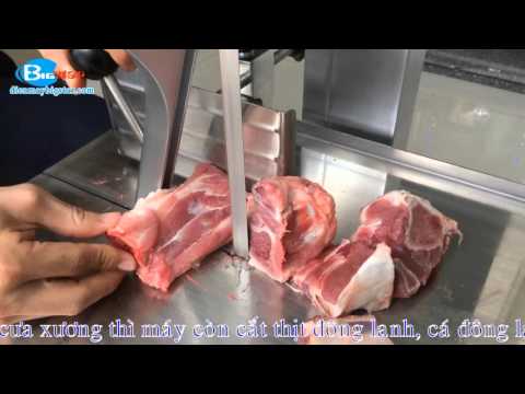 Video Máy cưa xương và cắt thịt cá đông lạnh J210 mới - youtube