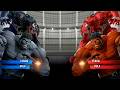 Red Venom & Red Hulk VS Venom & Grey Hulk - Marvel vs Capcom Infinite