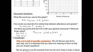 Famous MTH 1W Representing Two Variable Data with Scatter Plots Wealth