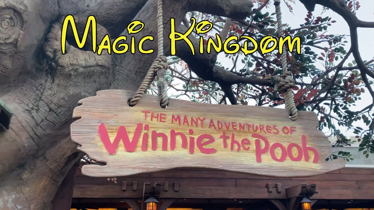 Pooh Ride Sign Winnie the Pooh Ride at Magic Kingdom | Walt Disney World - YouTube