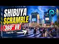 Shibuya Scramble Crossing 360° | Tokyo VR Walking Tour