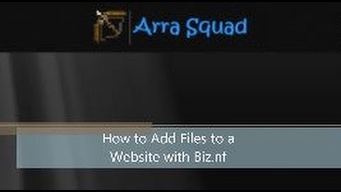 How to Add Files To Your Website with Biz.nf and Filezilla