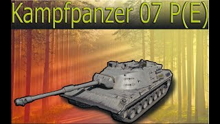 Kampfpanzer 07 P(E)  БУЛЬДОЗЕР немецкий тт 10 конструкторское бюро.