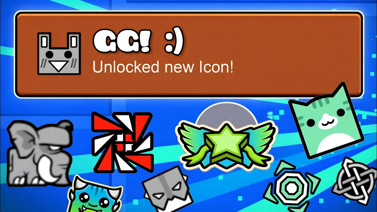 Geometry Dash Rarest Icon Locker UNLOCK ALL SECRET ICONS in Geometry Dash FREE (4 MINUTES) 🚀 | After ...