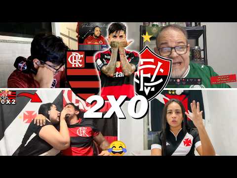 REAÇÕES DOS RIVAIS REVOLTADOS COM O FLAMENGO | FLAMENGO 2 X 0 VITÓRIA | BRASILEIRÃO 2026