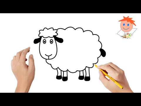 How to draw a sheep | Easy drawings