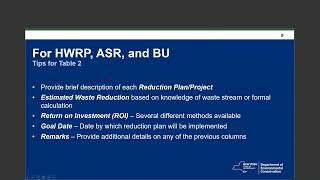 Hazardous Waste Reduction Planning & RCRA Program Updates 20200513 1700 1 1