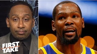 Stephen A. agrees with Kevin Durant's take on why NBA stars are hesitant to join LeBron | First Take