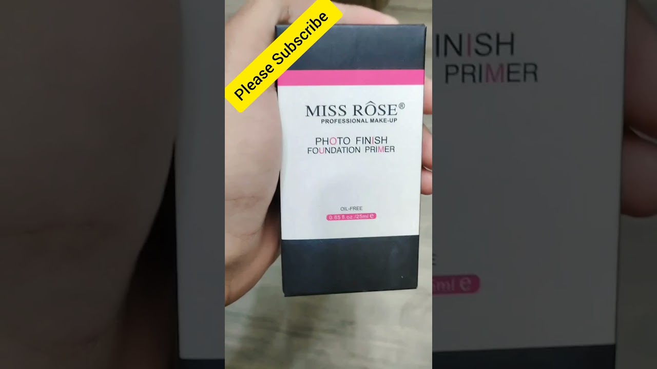Miss Rose Photo Finish Primer | Best Make-up Gel | Oil-Free Foundation Primer 