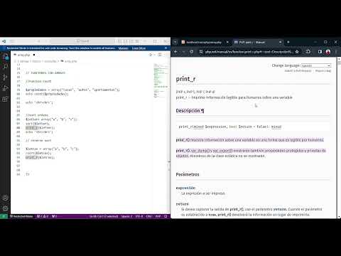 18 Usar funciones con arrays en PHP