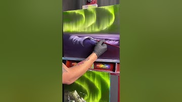 #HowToPaint #CrashingWaves in 3 Mins by #PaintWithJosh #BobRoss #WetOnWet