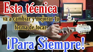 ? Esta TÉCNICA va a Cambiar y MEJORAR tu forma de tocar Para SIEMPRE(GUITARRA)