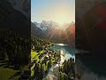 A beautiful nature scene forest mountain valley likes river #forest #mountain #villey #likes #river