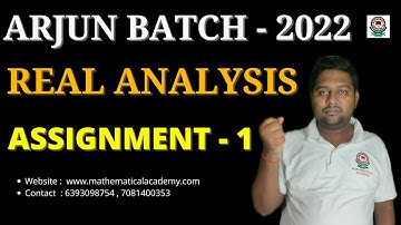 Countability & Uncountability || Soluction  ||  Assignment -1  || LEC -4 || Real Analysis || IIT JAM