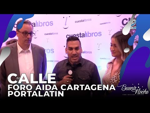 JEAN CARLOS SÁNCHEZ DESDE LA CALLE EN CUESTA LIBRO CON LOS DETALLES FORO AIDA CARTAGENA PORTALATIN