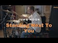 Drum cover  jung kook  standing next to you