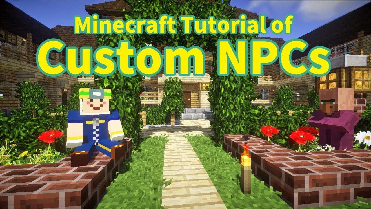 Minecraft Custom Npcs の使い方 Minecraft Tutorial Of Custum Npcs Mod紹介 ゆっくり実況 Youtube