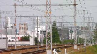 【代走!】EF65-1066[新]牽引の1083レ　立花～甲子園口にて