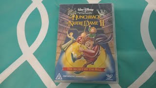 Opening to The Hunchback of Notre Dame 2 2002 DVD (Australia)