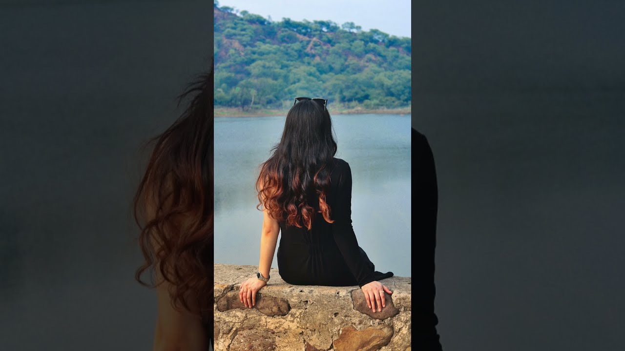 Young beautiful girl over isolated background looking to side, relax  profile pose with natural face with confident smile. Stock Photo | Adobe  Stock