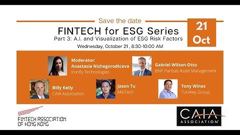 FinTech for ESG Series - Part 3: A.I. and Visualization of ESG Risk Factors