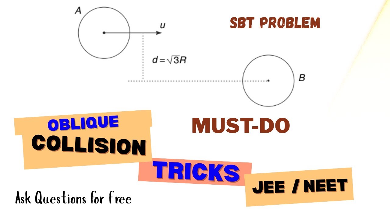 Oblique Collision | SBT Question | JEE & NEET Physics