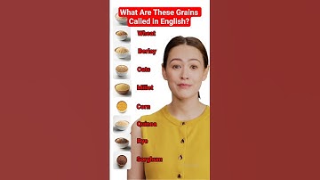 What Are These Grains Called in English?#education #learnenglish #shorts #vocabulary #esl #viral