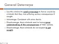 Purposes of sentencing 3  specific and general deterrence and denunciation