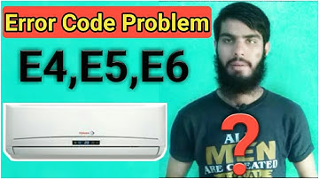 Air conditioner fix error code E4,E5,E5 problem solution in Urdu/Hindi